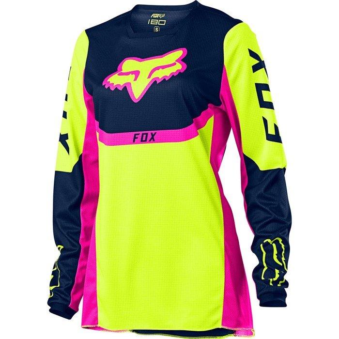 Мотоджерси подростковая Fox 180 Voke Youth Girls Jersey Flow Yellow