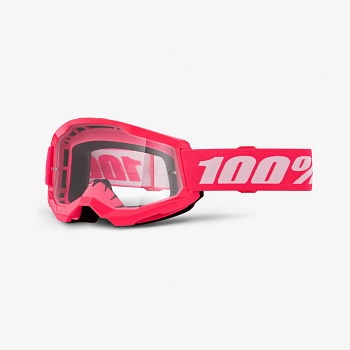 Очки 100% Strata 2 Goggle Pink / Clear Lens